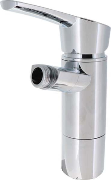 Comet Einhebelmischer COMO mit Duschanschluss 1/2” und Schalter Höhe 17 cm chrom - Einhebelmischer