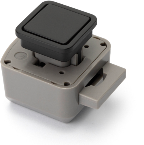 Confurn R-EVOLUTION Push Lock Schließsystem CV schwarz - Vorhängeschlösser & Verriegelungen