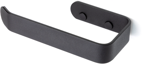 Confurn Toilettenpapierhalter 17 cm schwarz - Badzubehör