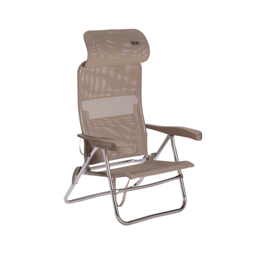Crespo AL-205 Compact Beach Chair Strandstuhl beige - Strandstühle