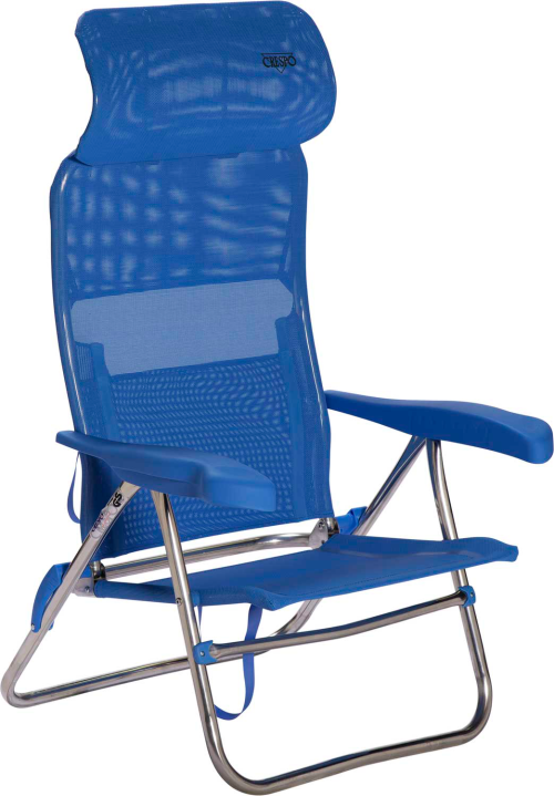 Crespo AL-205 Compact Beach Chair Strandstuhl blau - Strandstühle