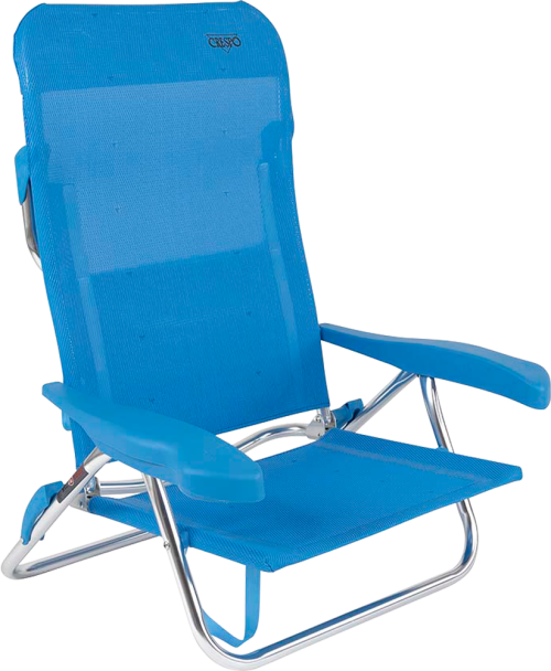 Crespo AL/221-M Beach Chair Strandstuhl hellblau - Strandstühle