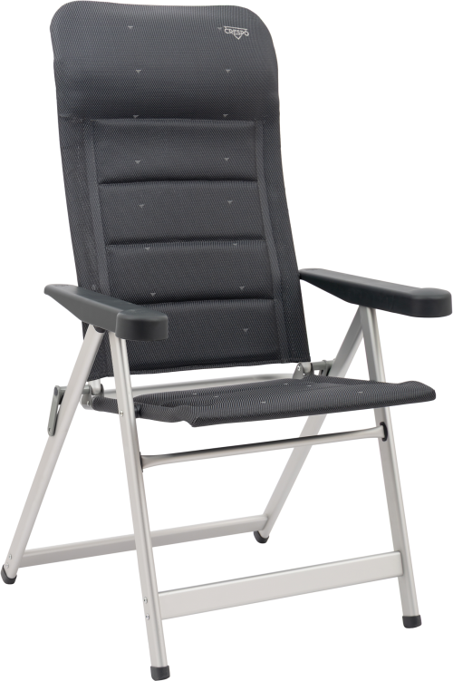 Crespo AL/237 M Deluxe Klappstuhl 7-fach verstellbar dunkelgrau - Klappstühle