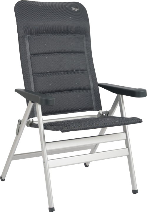 Crespo AL/238 XL Deluxe Klappstuhl 7-fach verstellbar dunkelgrau - Klappstühle