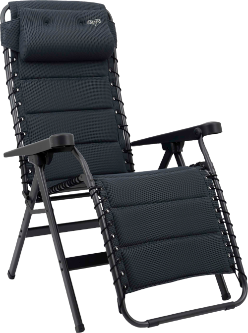 Crespo AP-232-86 Air Deluxe Relaxliege inkl. Tragetasche grau - Relaxsessel