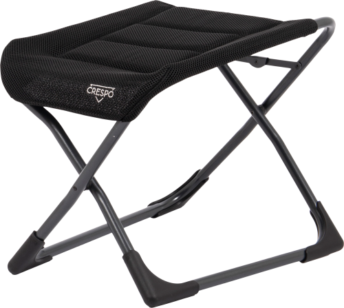 Crespo AP/231 Air-Deluxe Beinauflage / Sitzhocker klappbar schwarz - Campinghocker