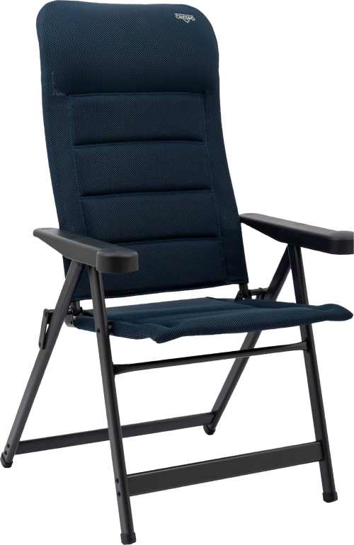 Crespo AP/237-ADS-84 Campingstuhl mit 7-fach verstellbarer Rückenlehne dunkelblau - Klappstühle