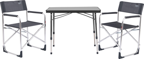Crespo Tischgruppe Vanlife Set 3-tlg. (2 Campingstühle und Campingtisch) - Klapptische