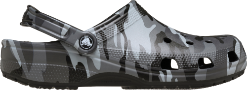 Crocs Classic Camouflage Clog Unisex Allround Schuhe dunkelgrau 46-47 - Herrenschuhe