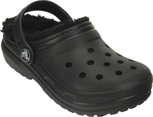 Crocs Classic Lined Kinder Clog schwarz 28-29 - Kinderschuhe