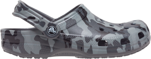 Crocs Classic Printed Camo Clog Unisex Allround Schuh dunkelgrau 36-37 - Damenschuhe