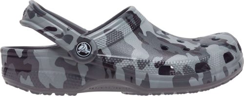 Crocs Classic Printed Camo Clog Unisex Allround Schuh dunkelgrau 37-38 - Damenschuhe