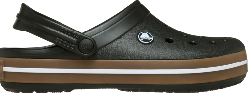 Crocs Crocband Gum Clog Unisex Allround Schuhe schwarz 37-38 - Herrenschuhe