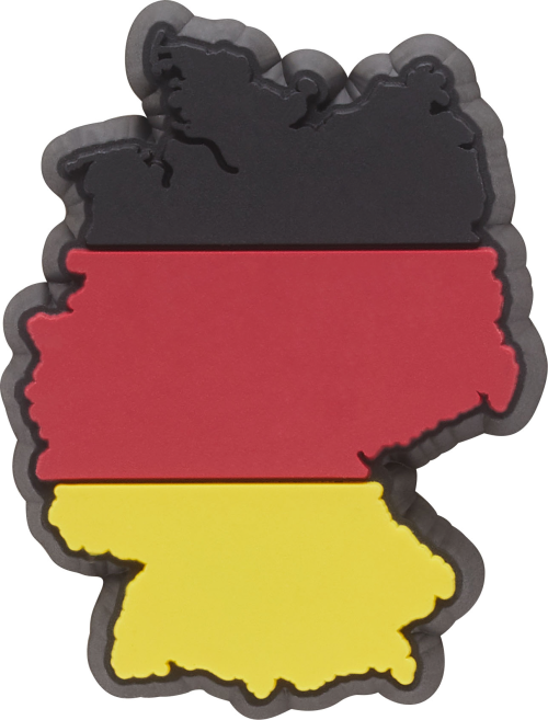 Crocs Jibbitz Germany Country Flag  schwarz  - Handschuhe, Gürtel & Sonstiges