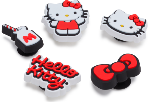 Crocs Jibbitz Hello Kitty Schuhanstecker 5er Pack  - Textilpflege