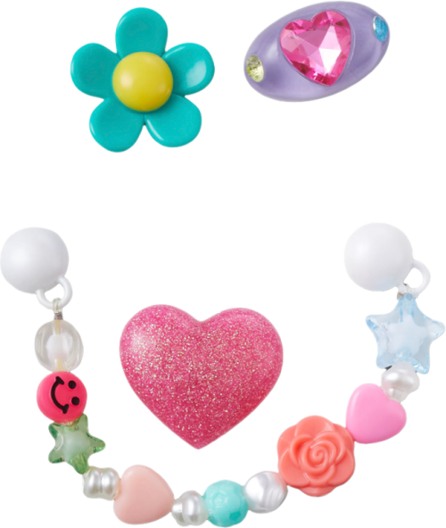 Crocs Jibbitz Trendy Jewelry Schuhanstecker 5er Pack bunt  - Handschuhe, Gürtel & Sonstiges