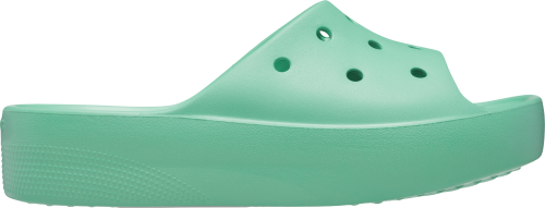 Crocs Platform Slide Damen Sandalen grün 37-38 - Damenschuhe