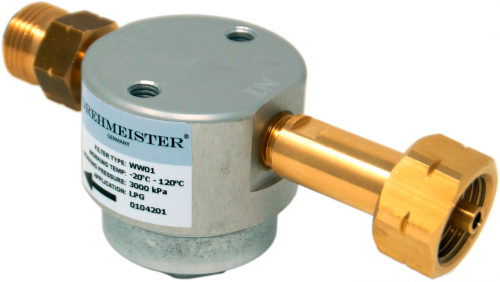 DREHMEISTER Smart Gasflaschenfilter W21,8 x 1/14 LH 136 mm lange Version - Zubehör Flaschen &  Kartuschen