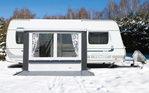 DWT Cortina II Ganzjahresvorzelt Grau 200 x 150 cm - Teilvorzelte