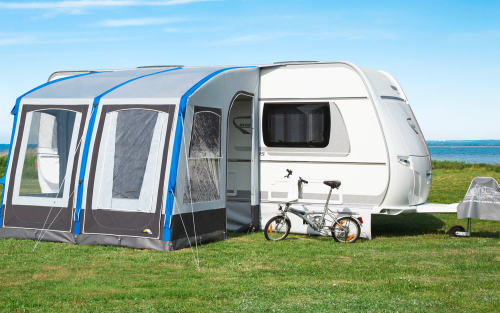 DWT Space Air HQ 260 M aufblasbares Luftvorzelt Anbauhöhe 235 - 250 cm - Wohnwagenvorzelte