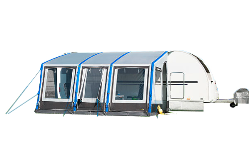 DWT Space Air HQ 375 XL aufblasbares Luftvorzelt Anbauhöhe 265 - 280 cm - Wohnwagenvorzelte