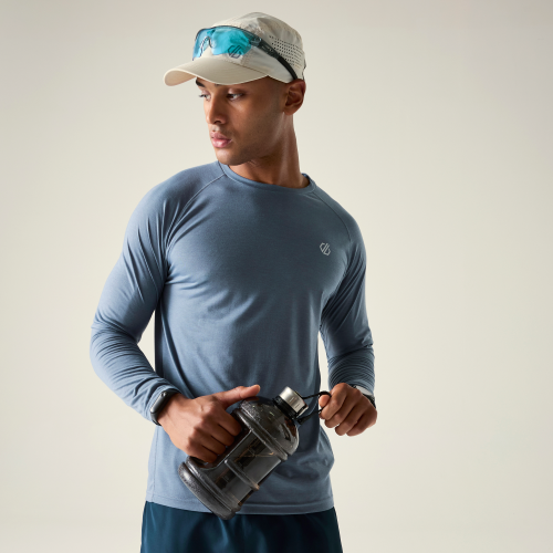 Dare2b Agile Herren Funktionsshirt hellblau XL - Herrenshirts, -hemden & -pullover von Dare 2b