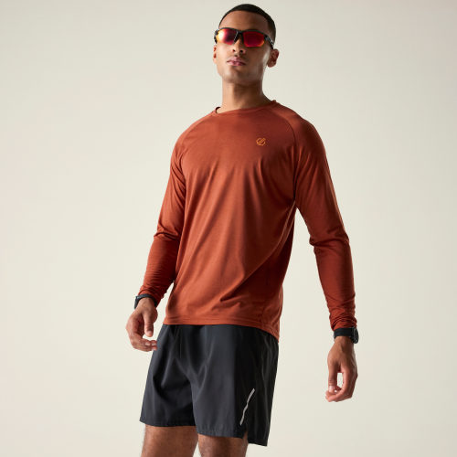 Dare2b Agile Herren Funktionsshirt orange M - Herrenshirts, -hemden & -pullover von Dare 2b