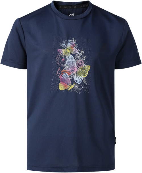 Dare2b Amusing Kinder Funktionsshirt dunkelblau 152 - Kinder T-Shirts & -hemden von Dare 2b