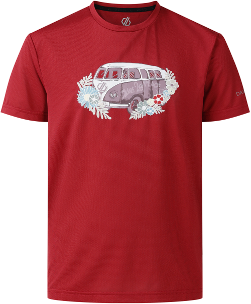 Dare2b Amusing Kinder Funktionsshirt  rot 164 - Kinder T-Shirts & -hemden von Dare 2b