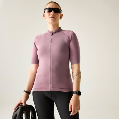 Dare2b Lightning Damen Fahrradtrikot rosa 38 - Damenshirts, -blusen & -pullover von Dare 2b