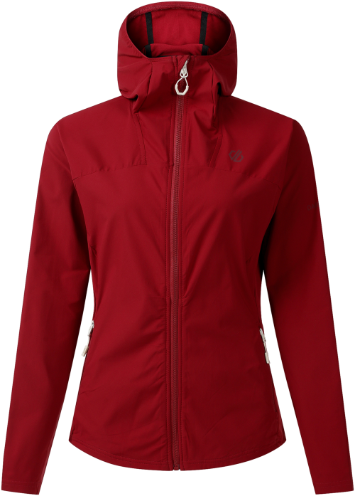 Dare2b Nomadic Damen Softshelljacke rot 38 - Damenjacken von Dare 2b