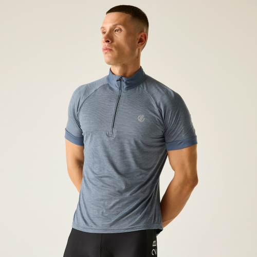 Dare2b Pedal It Out II Herren Fahrradtrikot hellgrau XXL - Herrenshirts, -hemden & -pullover von Dare 2b