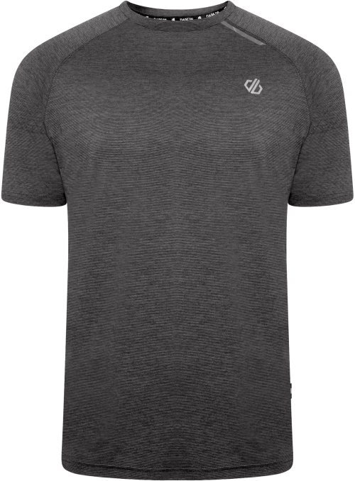 Dare2b Persist Tee Herren Funktionsshirt dunkelgrau S - Herrenshirts, -hemden & -pullover von Dare 2b