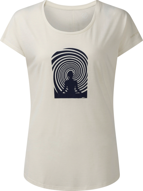 Dare2b Serenity Damen Lightweight T-Shirt beige 40 - Damenshirts, -blusen & -pullover von Dare 2b