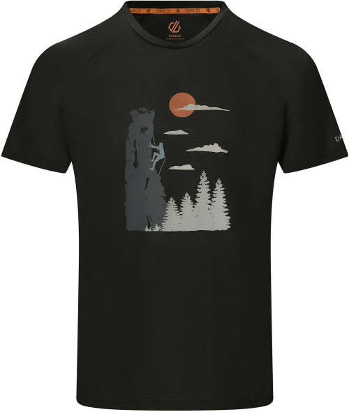 Dare2b Tech II Herren T-Shirt schwarz XXXL - Herrenshirts, -hemden & -pullover von Dare 2b