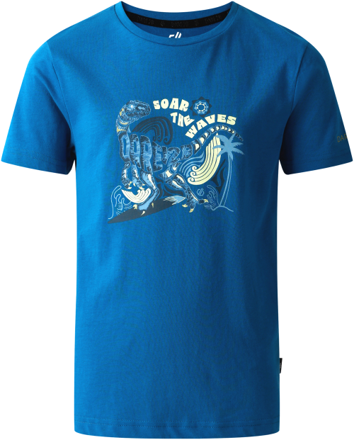 Dare2b Trailblazer II Kinder T-Shirt blau 152 - Kinder T-Shirts & -hemden von Dare 2b