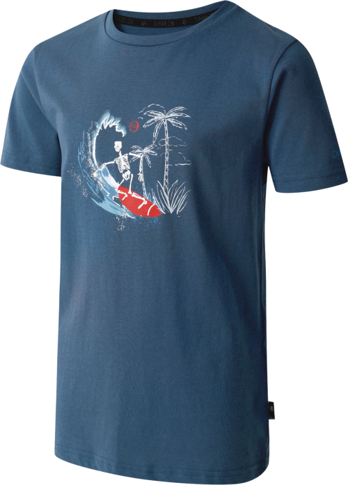 Dare2b Trailblazer II Kinder T-Shirt dunkelblau 116 - Kinder T-Shirts & -hemden von Dare 2b