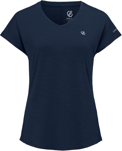 Dare2b Vigilant Tee Damen Funktionsshirt dunkelblau 46 - Damenshirts, -blusen & -pullover von Dare 2b