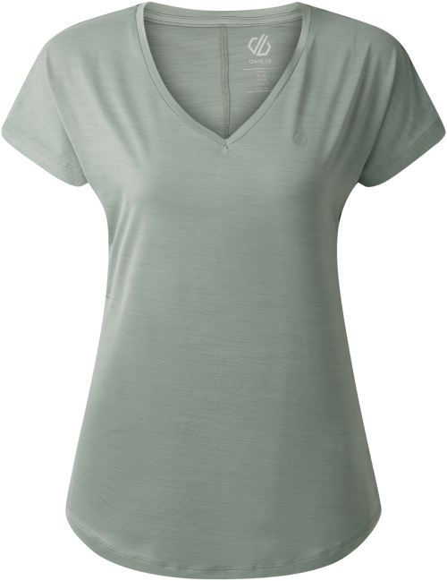 Dare2b Vigilant Tee Damen Funktionsshirt hellgrün 42 - Damenshirts, -blusen & -pullover von Dare 2b