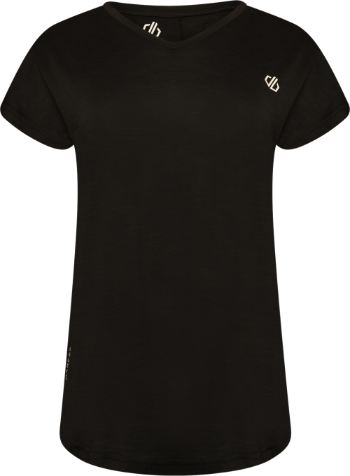 Dare2b Vigilant Tee Damen Funktionsshirt schwarz 44 - Damenshirts, -blusen & -pullover von Dare 2b