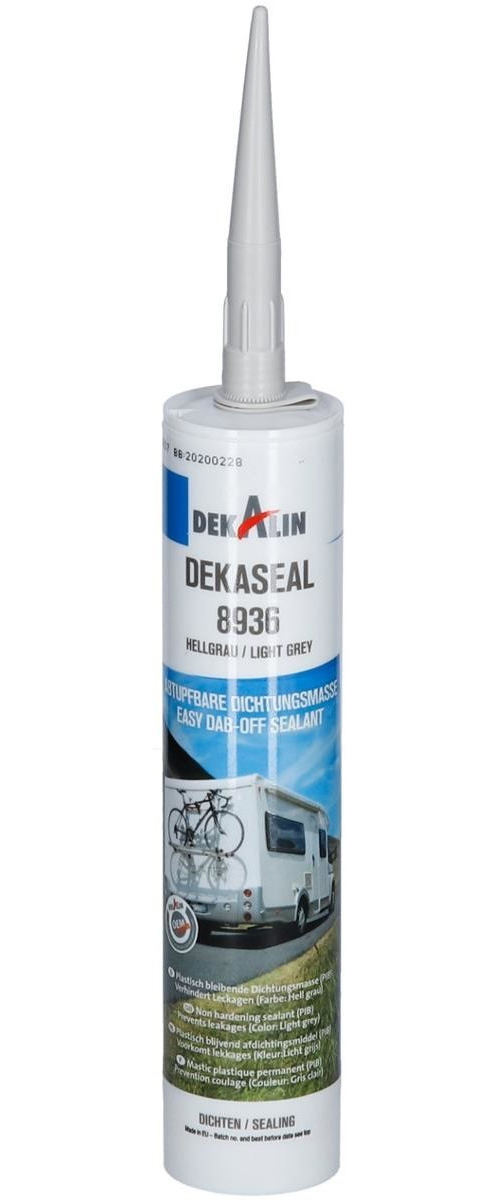 Dekalin Dekaseal 8936 Abtupfbare Dichtungsmasse Hellgrau 310 ml - Klebstoffe & Dichtmittel