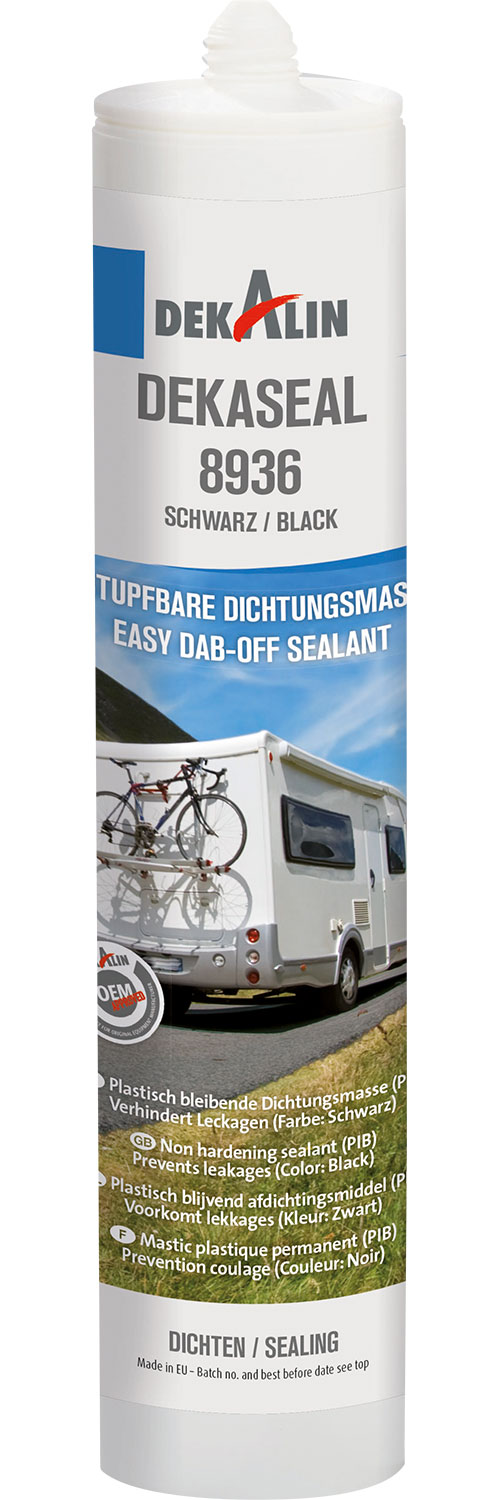 Dekalin Dekaseal 8936 Abtupfbare Dichtungsmasse Schwarz 310 ml - Klebstoffe & Dichtmittel