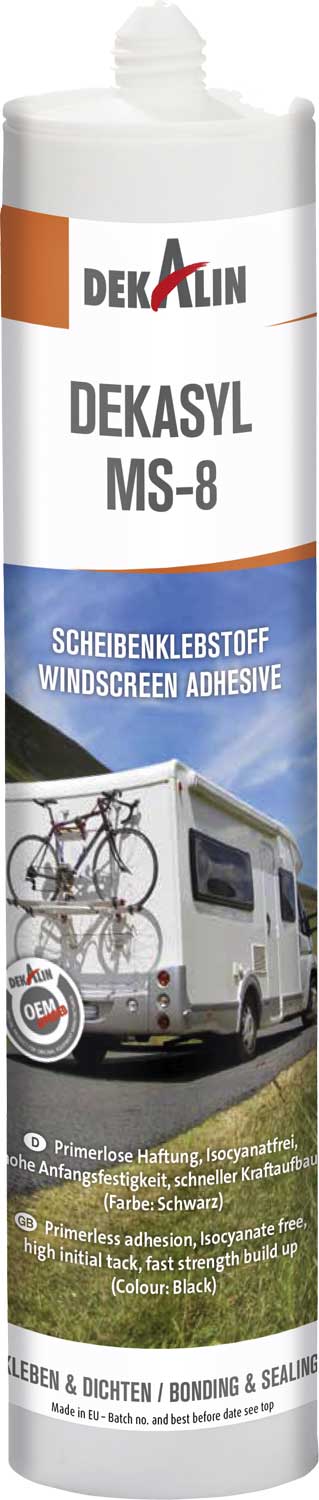 Dekalin Dekasyl MS-8 MS-Polymer Scheibenklebstoff 290 ml schwarz - Klebstoffe & Dichtmittel