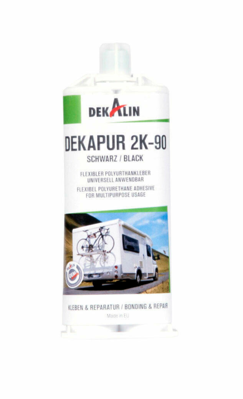 Dekalin Flexibler 2-Komponenten Polyurethankleber Dekapur 2K-90 Dualkartusche 50 ml inklusive 2 Statikmischern - Klebstoffe & Dichtmittel