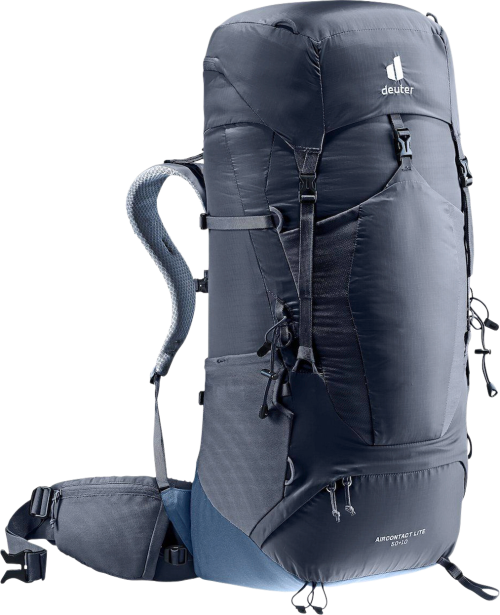 Deuter Aircontact Lite 40 + 10 Trekkingrucksack 40 + 10 Liter black-marine - Tagesrucksäcke & Wanderrucksäcke