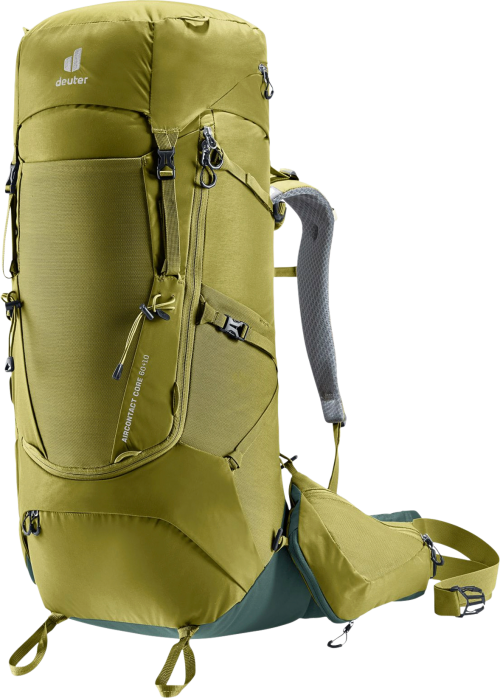 Deuter Trekkingrucksack Aircontact Core 60+10 Liter Cactus Ivy - Tagesrucksäcke & Wanderrucksäcke