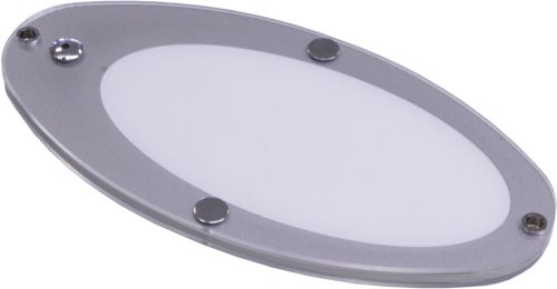 Dimatec LED Deckenleuchte silber oval - Einbauleuchten & Leuchtmittel