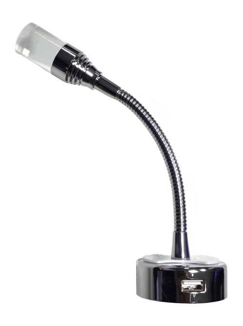 Dimatec Leseleuchte Flexi LED 1 Watt Chrom - Einbauleuchten & Leuchtmittel