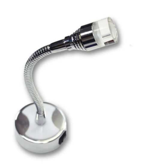Dimatec Leseleuchte Flexi LED 1 Watt Chrom - Einbauleuchten & Leuchtmittel