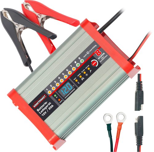 Dino Kraftpaket Ladegerät mit Campingfunktion 12 V / 20 A - Batterie-Ladegeräte